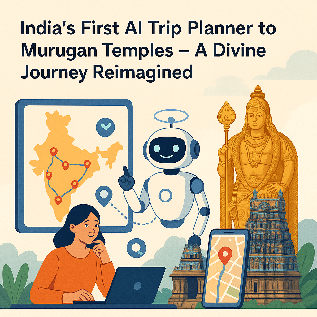 Revolutionizing Pilgrimage: AI Trip Planner for Murugan Temples in India - by Arun Raj Foundation