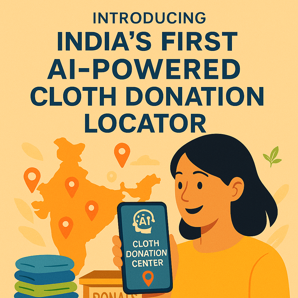 India AI Cloth Donation Locator