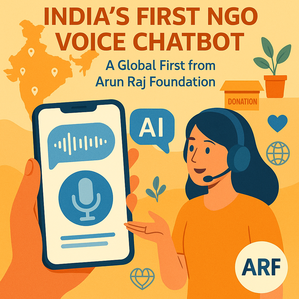 Voice AI chatbot for NGOs in Tamil, Hindi, English