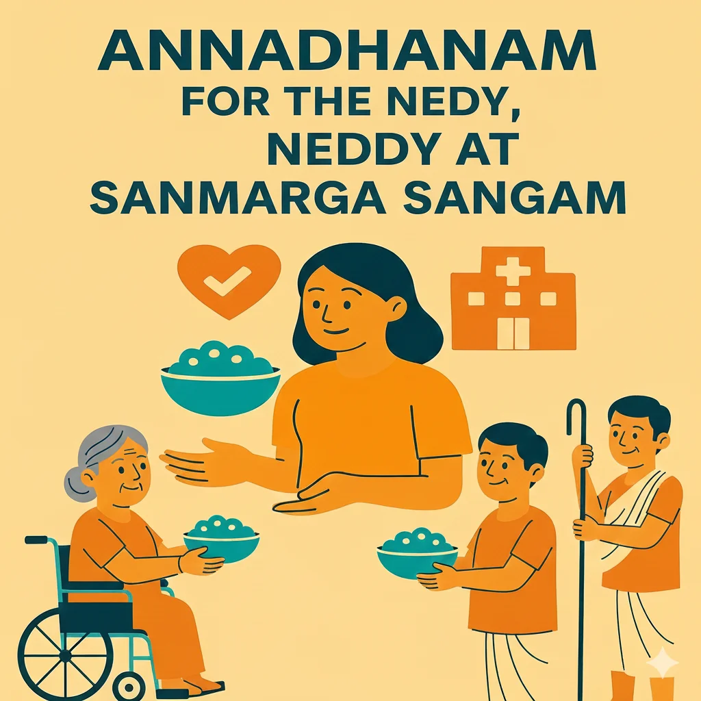 Annadhanam for the Needy at Sanmarga Sangam