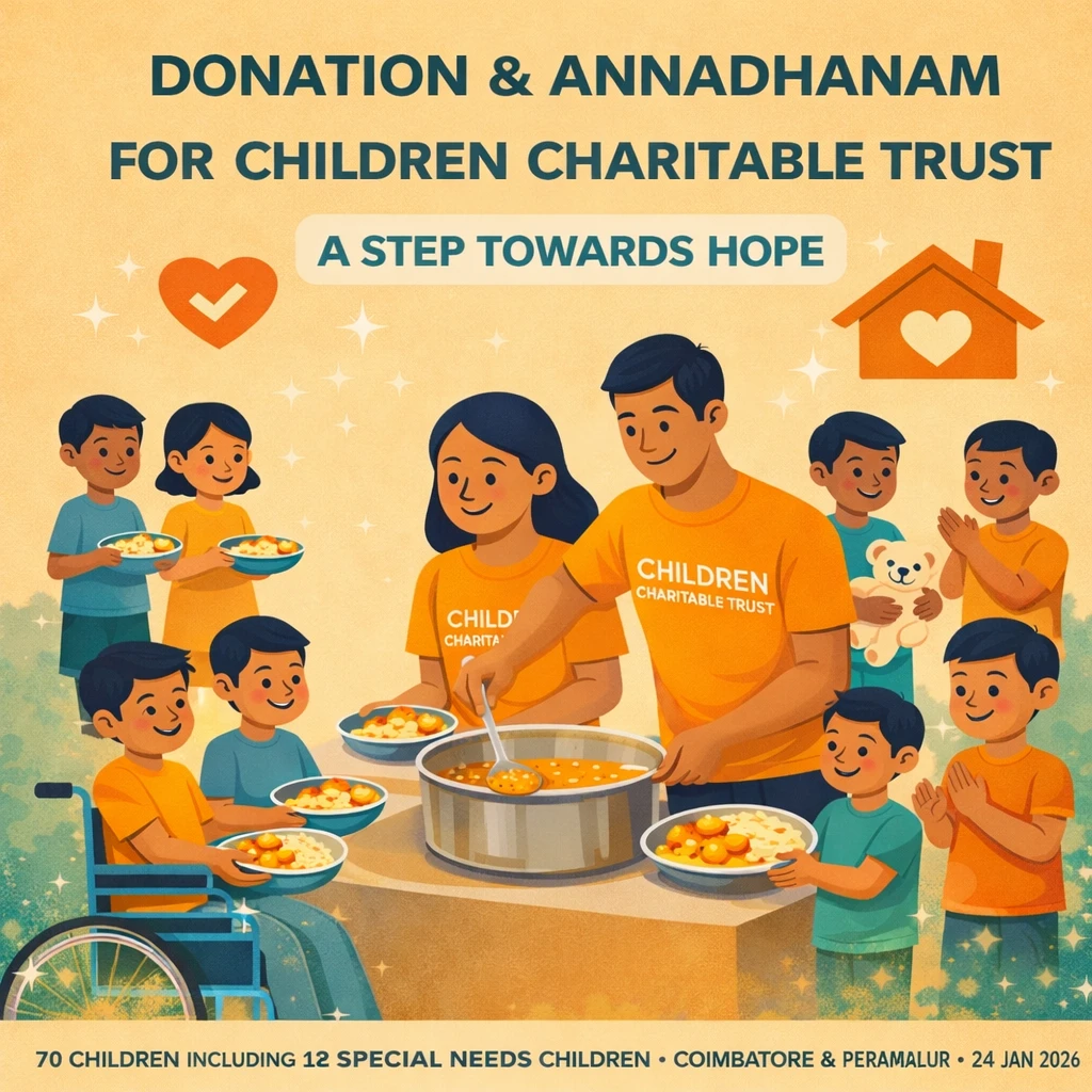 Donation & Annadhanam for Children Charitable Trust – A Step Towards Hope