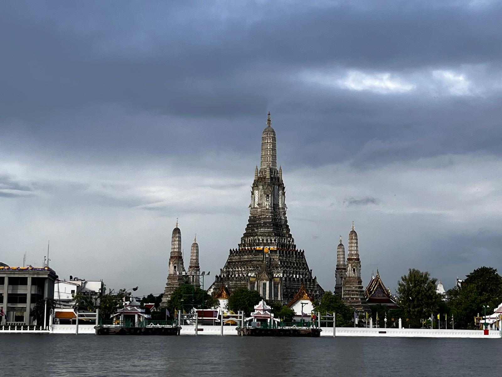Wat Arun — the Temple of Dawn — from the Chao Phraya River. (Photo: Author)
